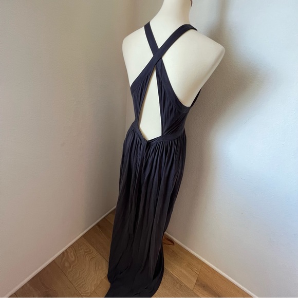 Silence & Noice Charcoal Grey Maxi Dress - Picture 5 of 10